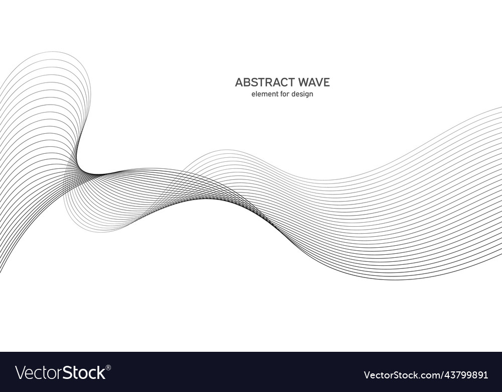 Abstract wave element for design digital vector image Abstract wave element for design digital