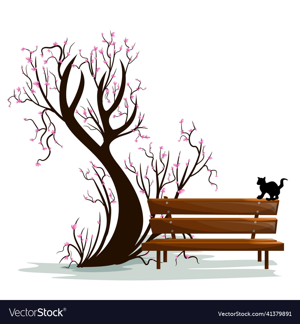 Image of a single richly flowering tree