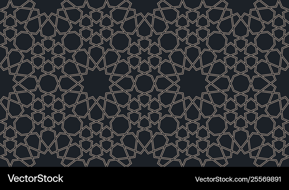 Seamless pattern in authentic arabian Royalty Free Vector
