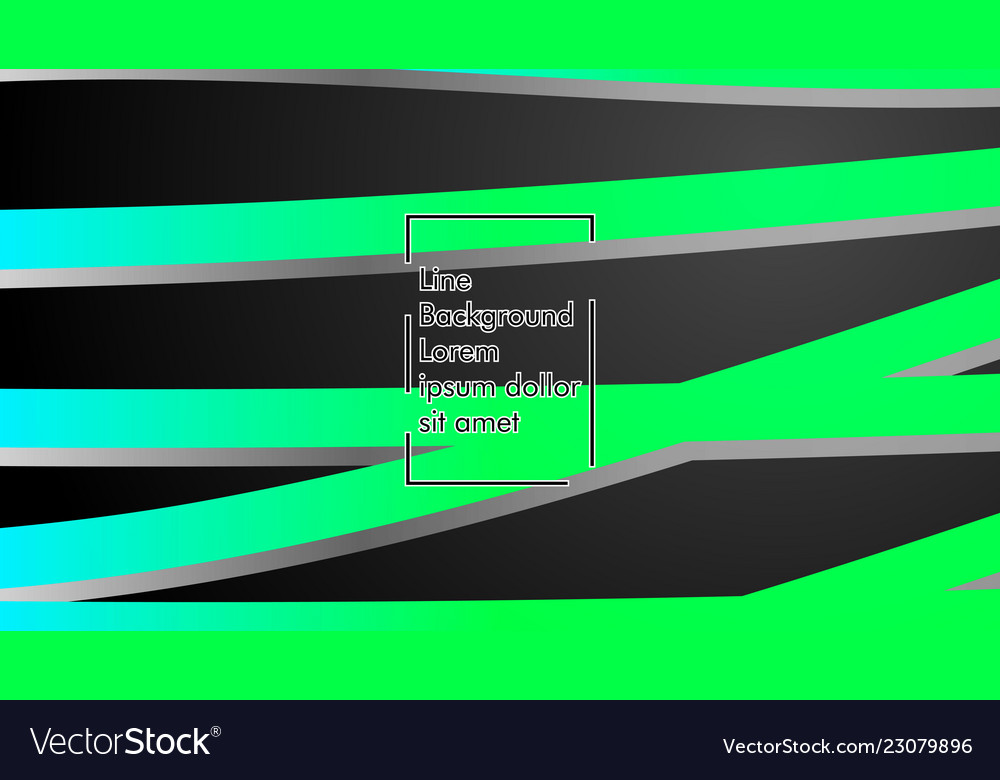 Abstract wave background with green gradient