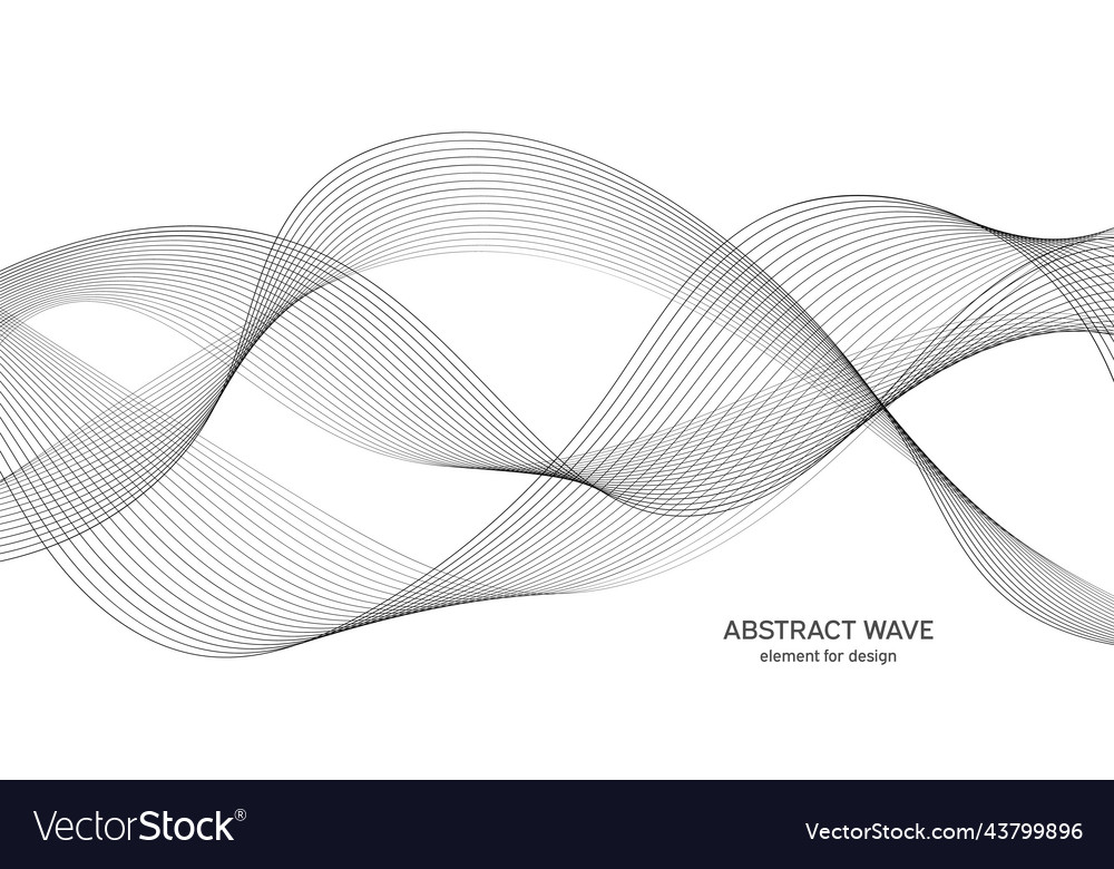 Abstract wave element for design digital vector image Abstract wave element for design digital