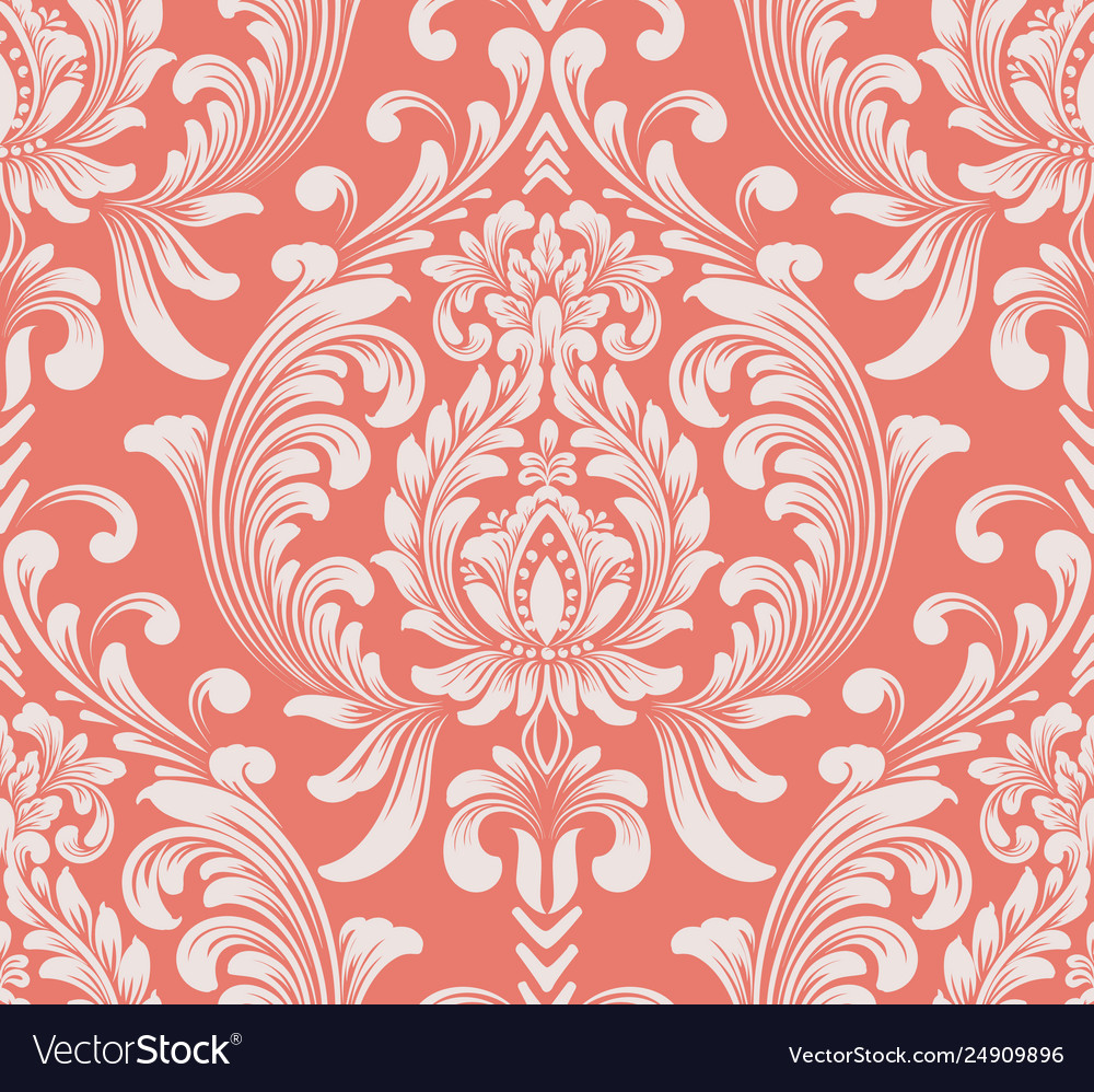 Damask nahtlose Musterelement klassische vector image Damask nahtlose Musterelement klassische