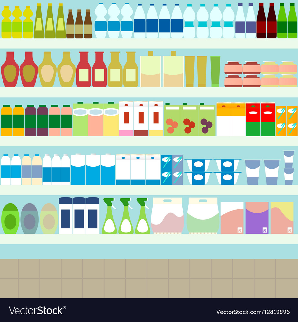 Grocery store Royalty Free Vector Image - VectorStock