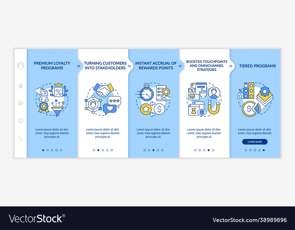 Loyalty program tendencies onboarding template