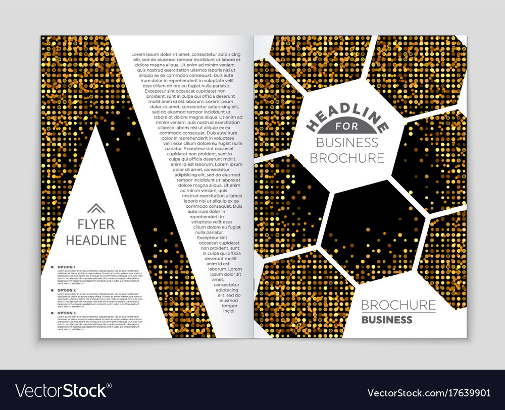 Abstract layout background set for art