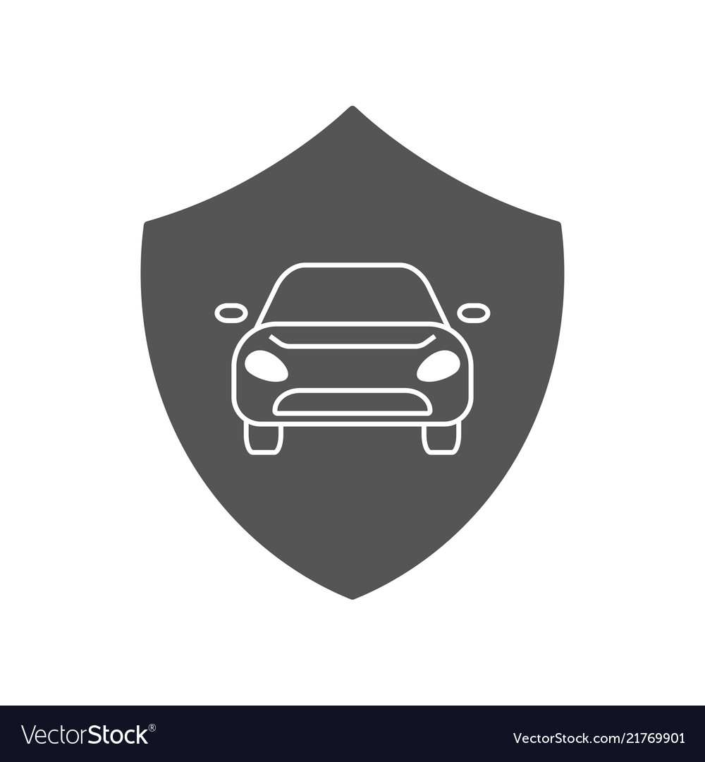 Automotive car shield logo design template Vector Image