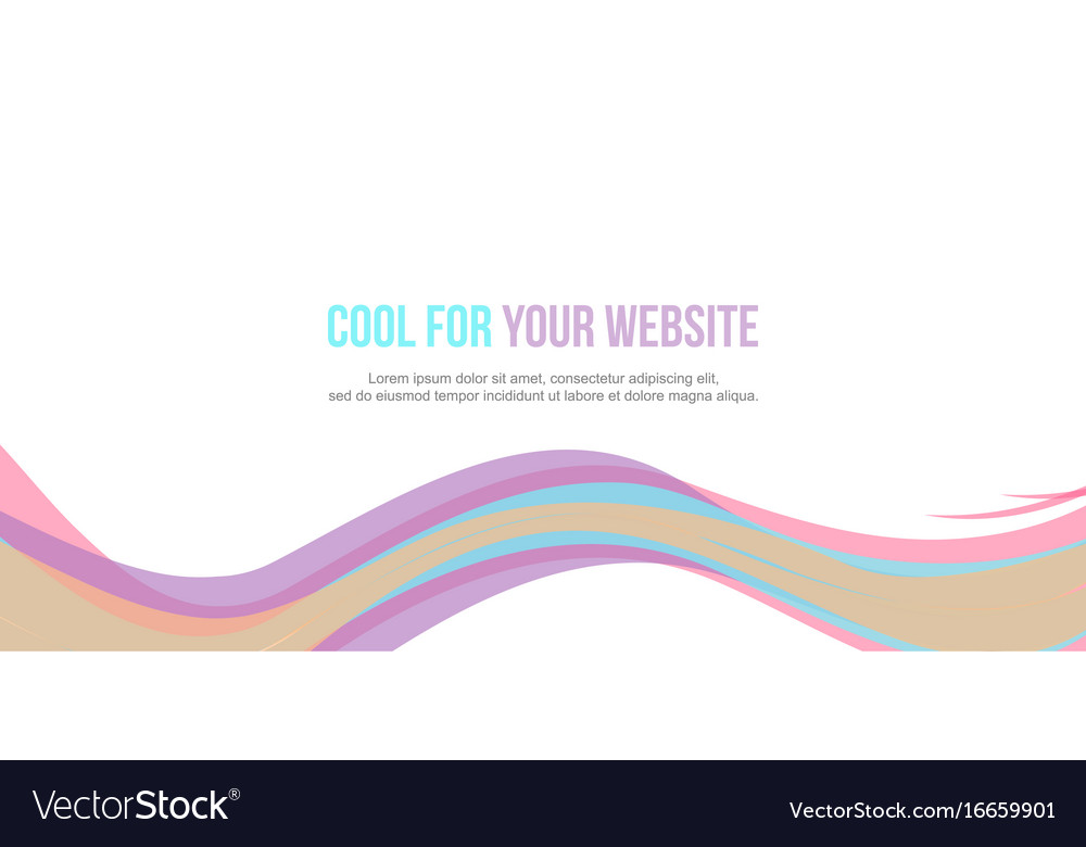Collection abstract header website design
