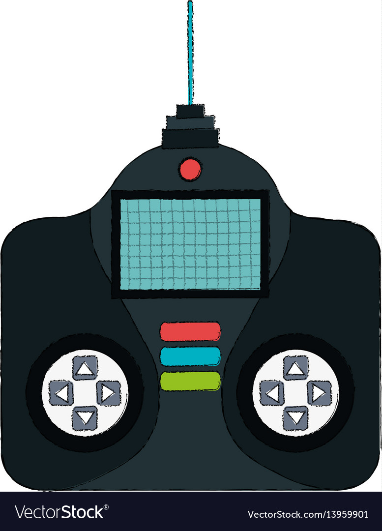 Drone remote control isolated icon