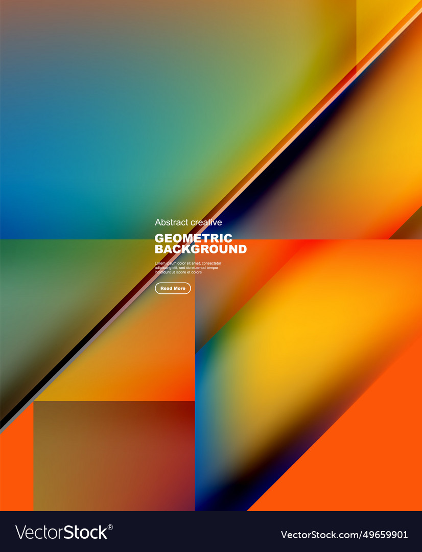 Gradient triangles abstract background Vector Image Gradient triangles abstract background