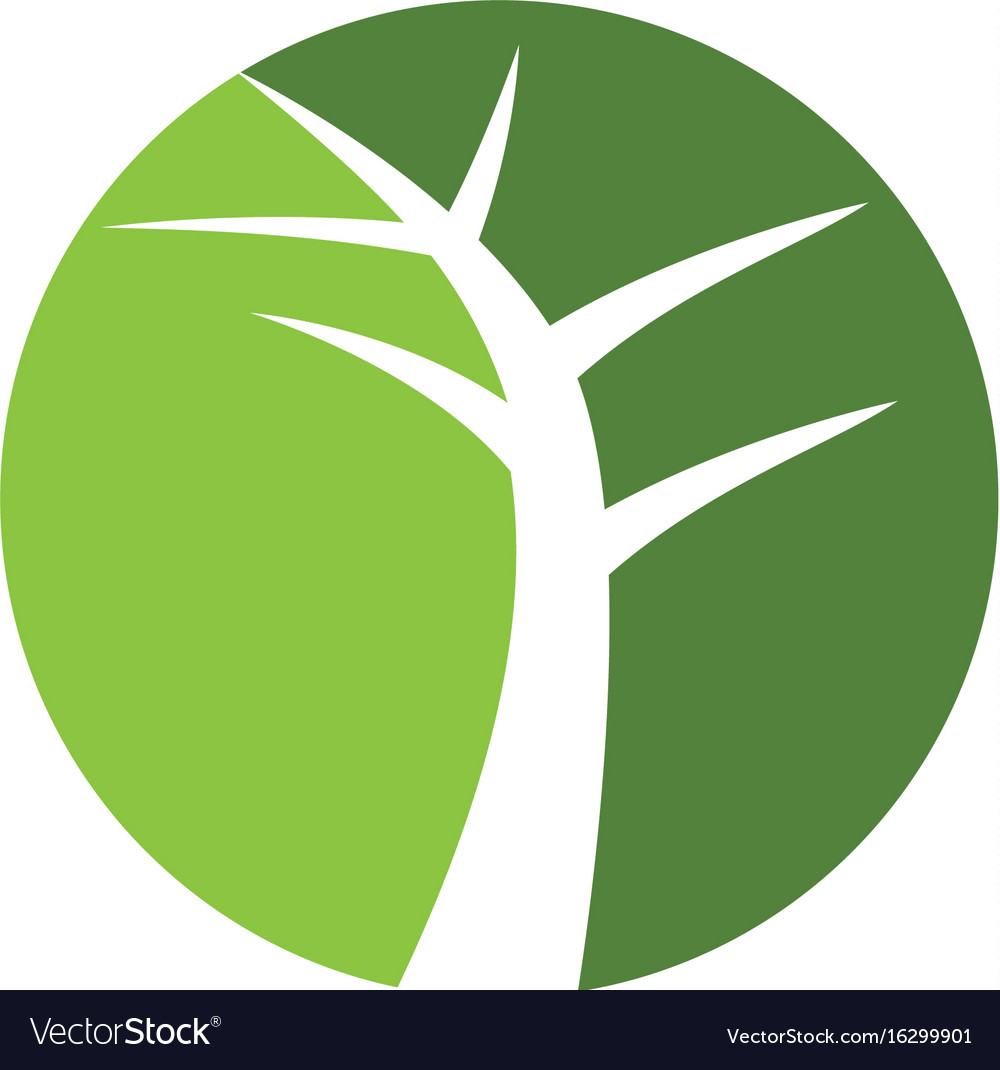 Logos of green leaf ecology nature element icon