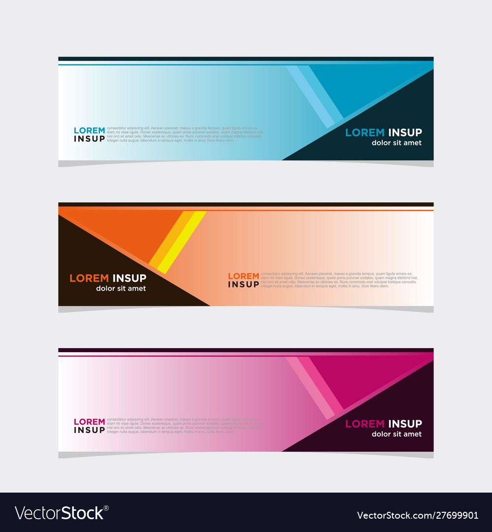 Modern banner web background abstract design