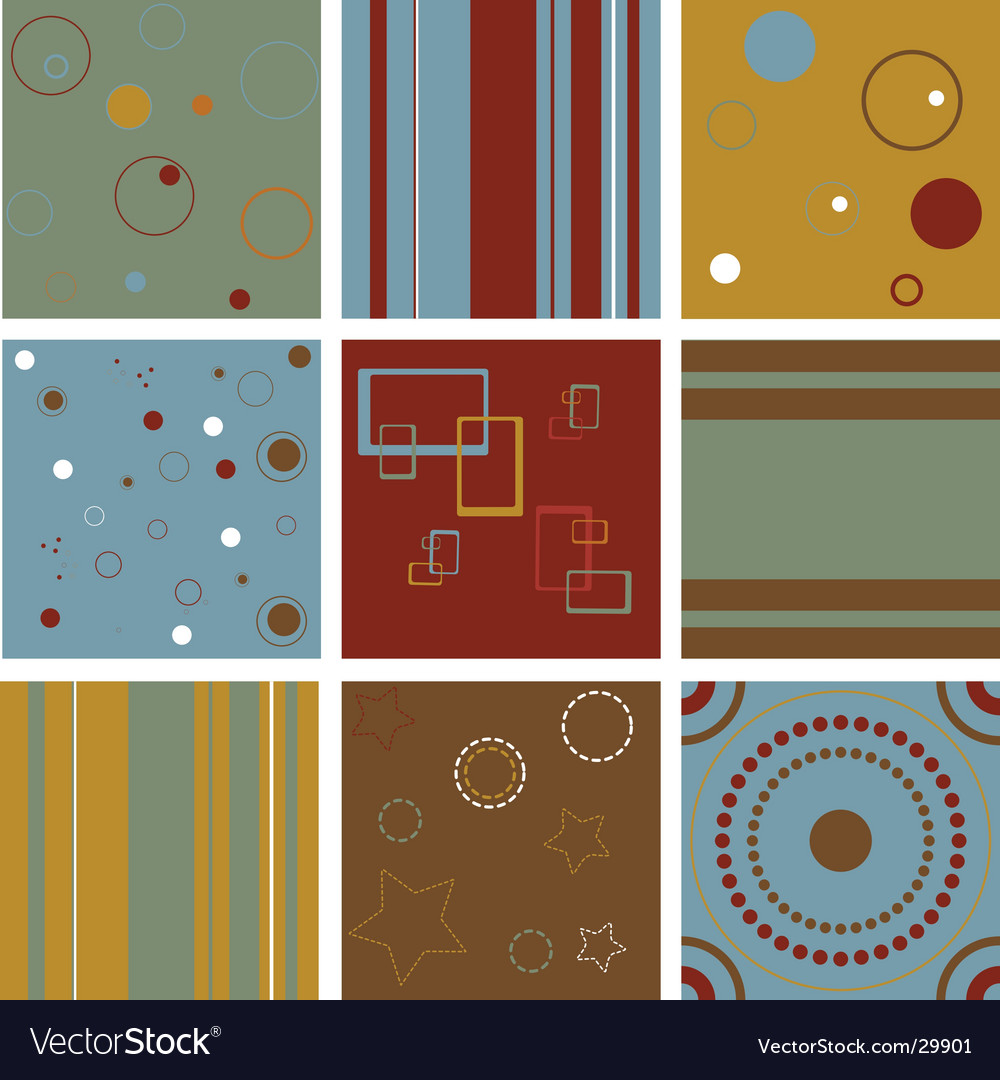 Retro Seamless Pattern Tiles