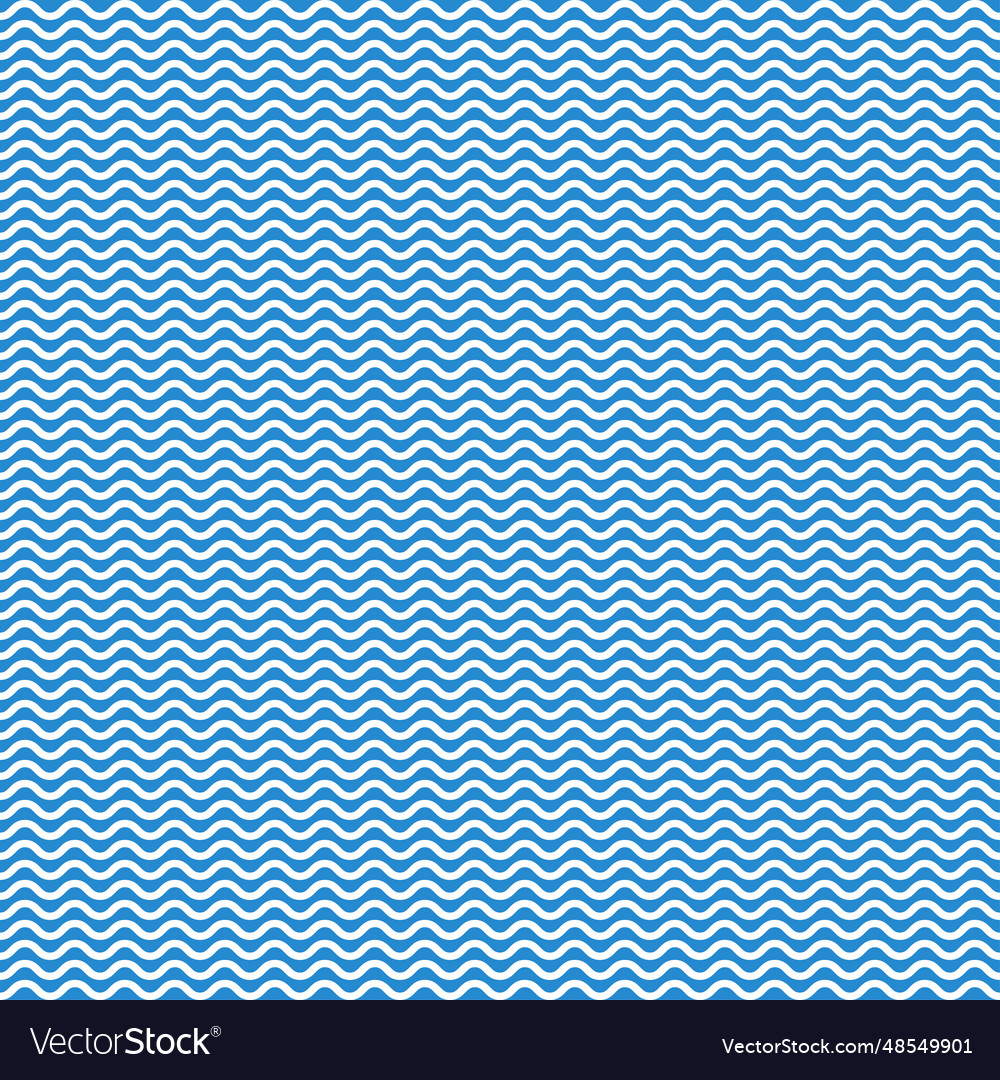 Seamless pattern with waves vector image Seamless pattern with waves