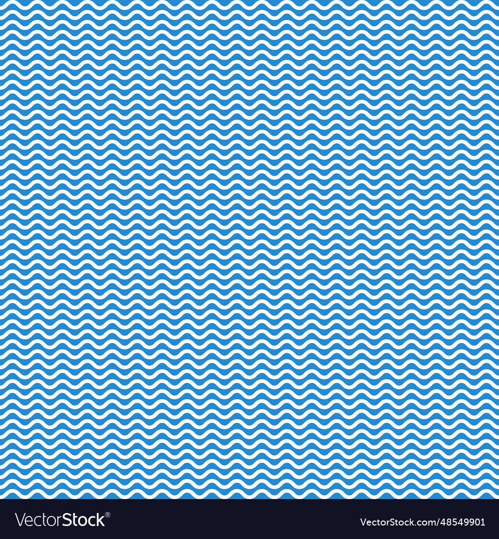 Seamless pattern with waves