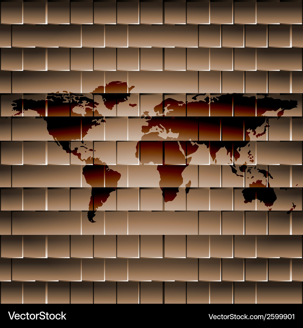 World map web icon flat design Royalty Free Vector Image