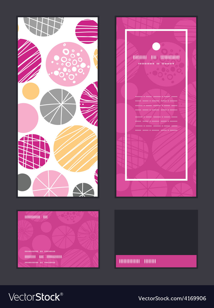 Abstract textured bubbles vertical frame