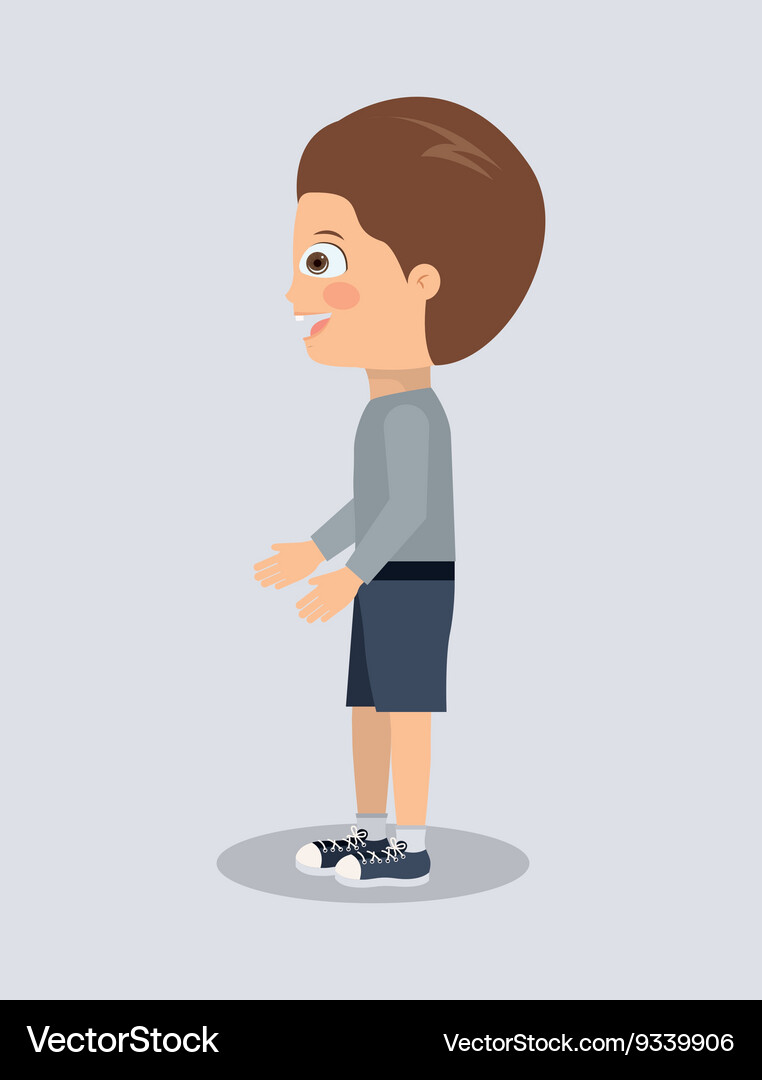 Boy character design Royalty Free Vector Image