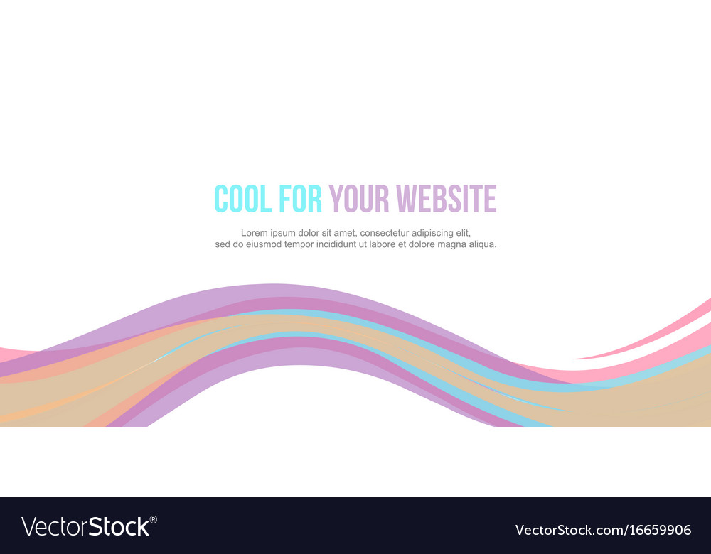 Collection abstract header website design