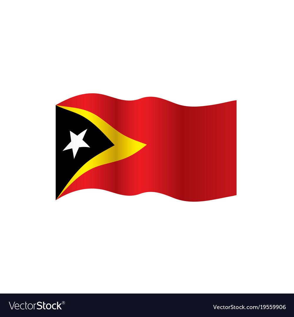 East timor flag Royalty Free Vector Image - VectorStock