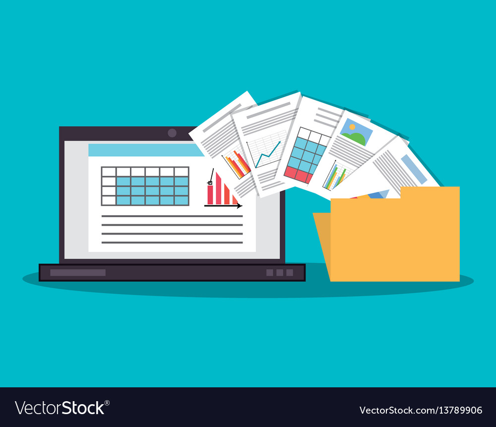 Graph chart finance related icons image Vector Image Graph chart finance related icons image