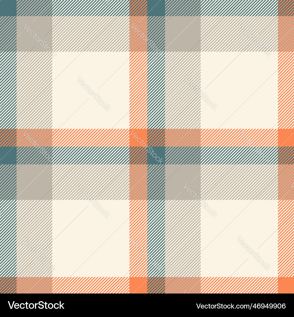 Plaid seamless pattern check fabric texture Vector Image