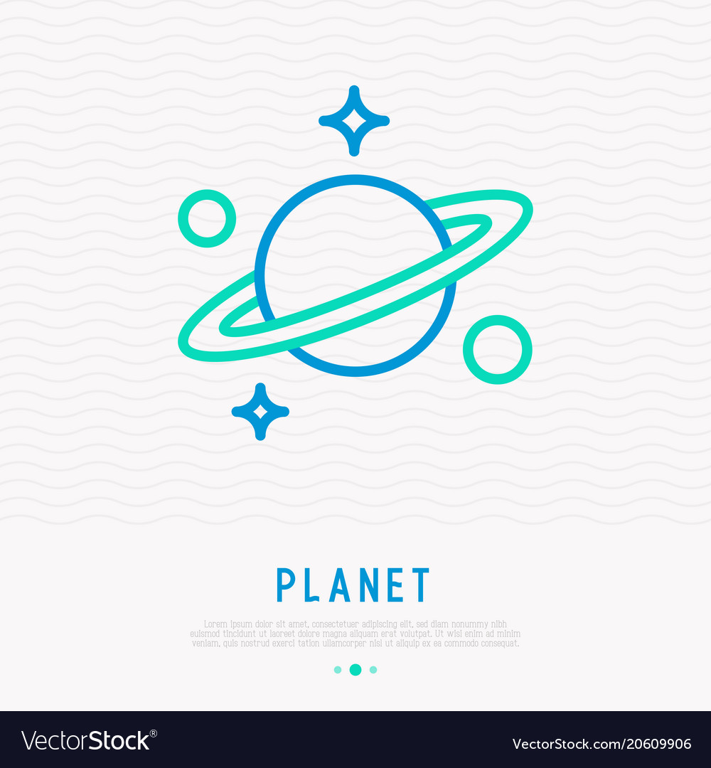 Planet Rings and Orbit Icon