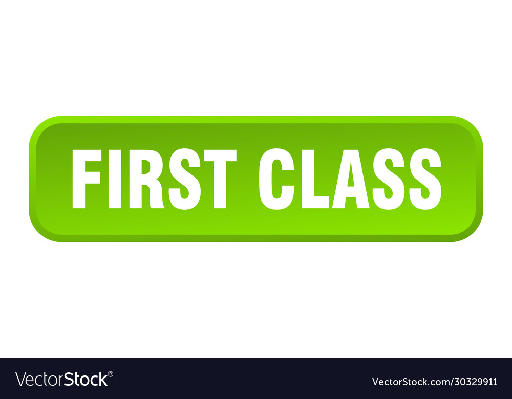 First class button square 3d push