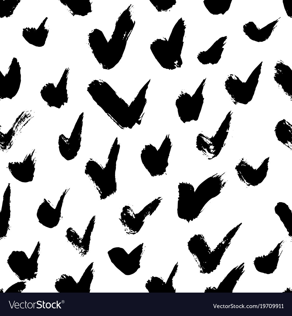 Ink abstract star seamless pattern background