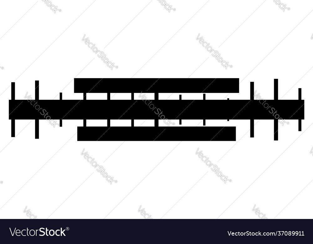 Irregular grid mesh lattice grating geometric Vector Image Irregular grid mesh lattice grating geometric