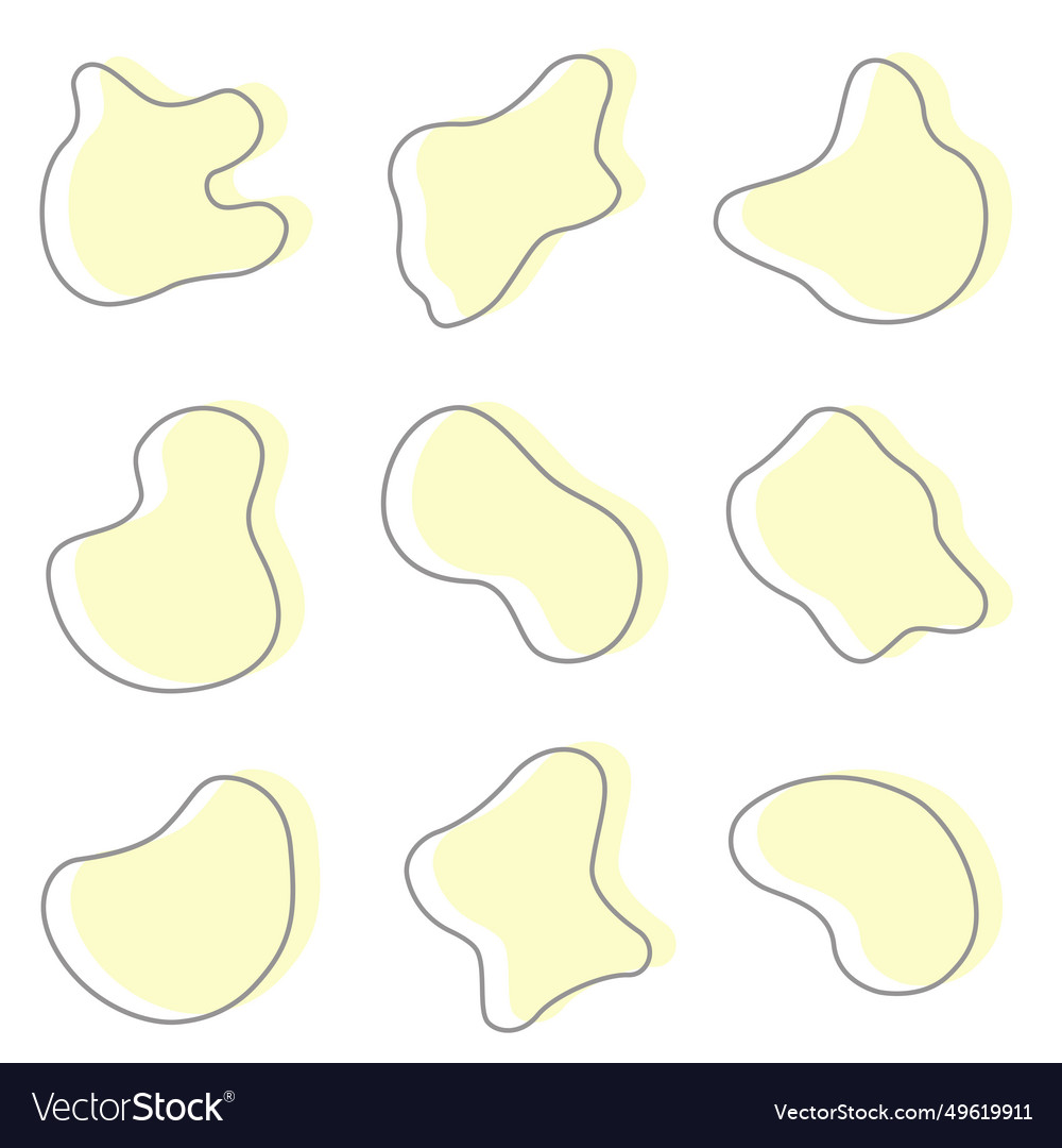 Liquid graphic shape design element background