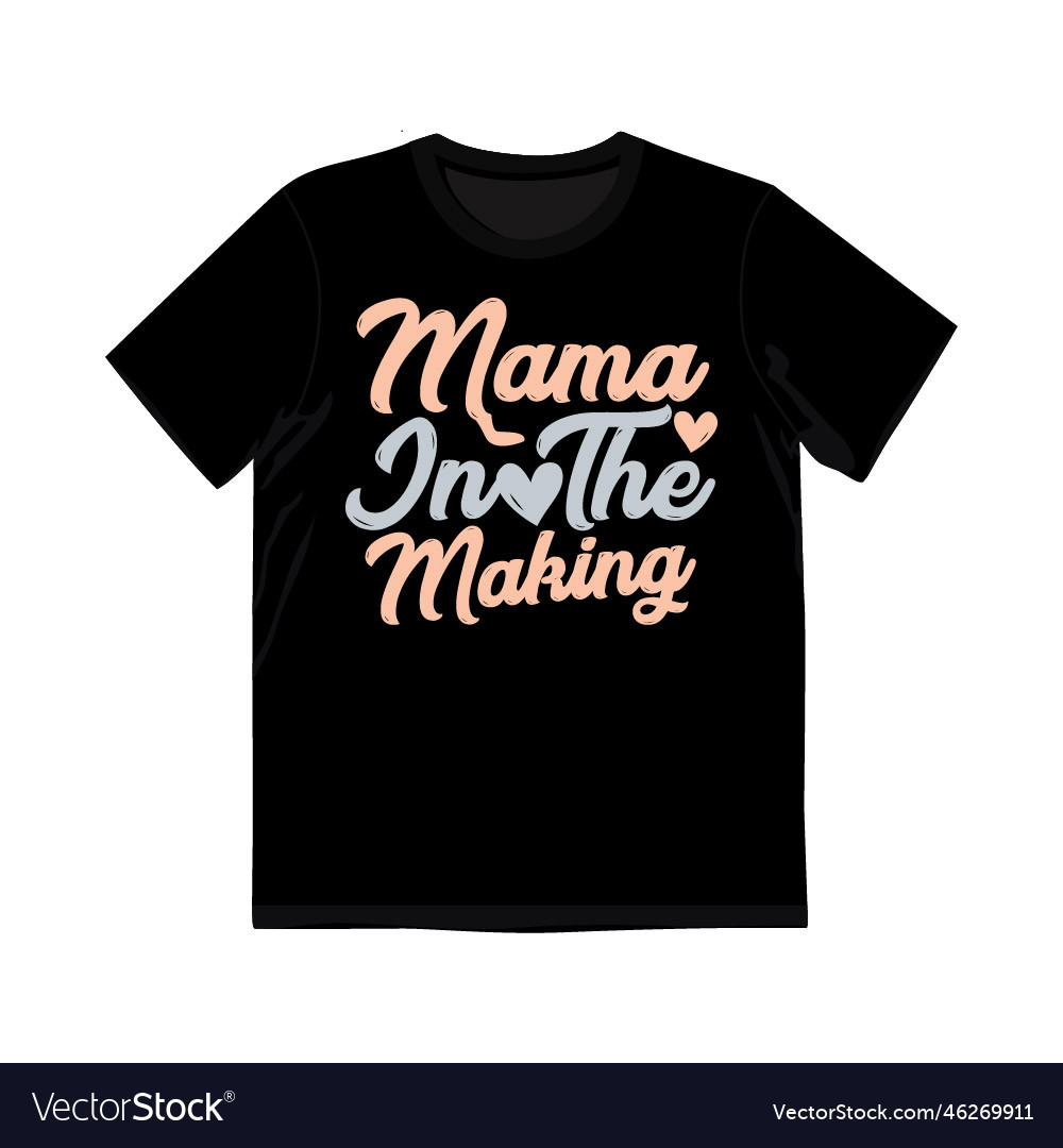 Mama im grafischen Hemd Design