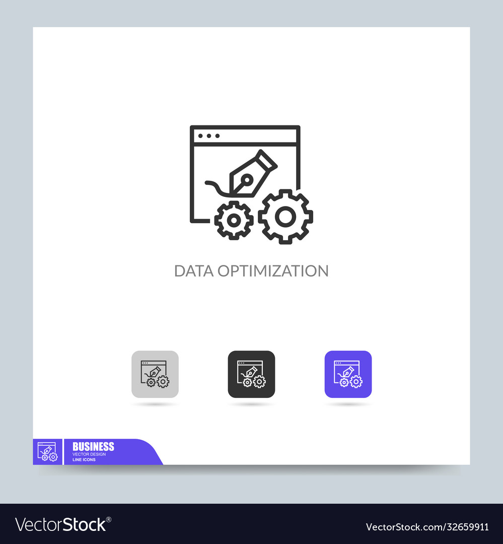 Modern business icon symbol logo graphic design Vector Image