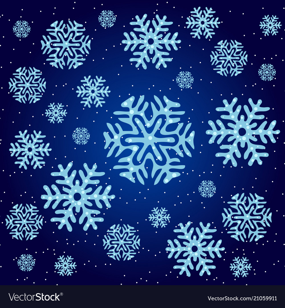 The texture on christmas theme snowflakes on a Vector Image