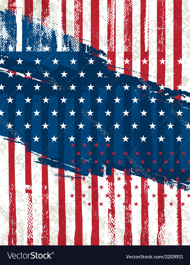 Usa background Royalty Free Vector Image - VectorStock