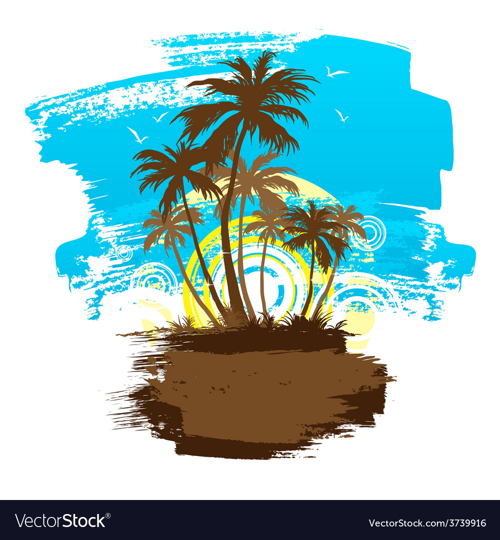 Beach 01 02 Royalty Free Vector Image - VectorStock