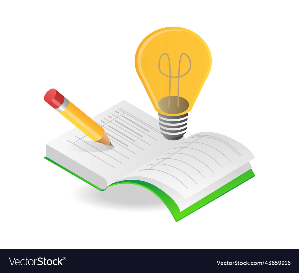 Books multiply information ideas Royalty Free Vector Image