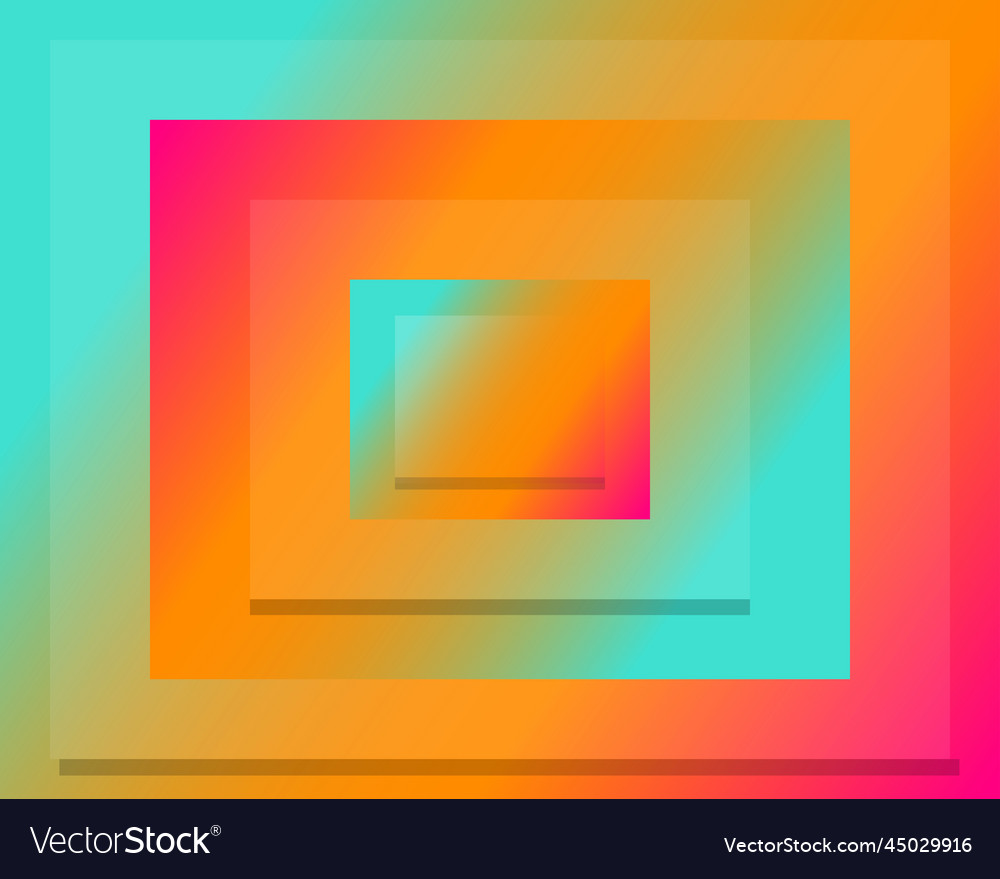Liquid color background design with square cells vector image Liquid color background design with square cells