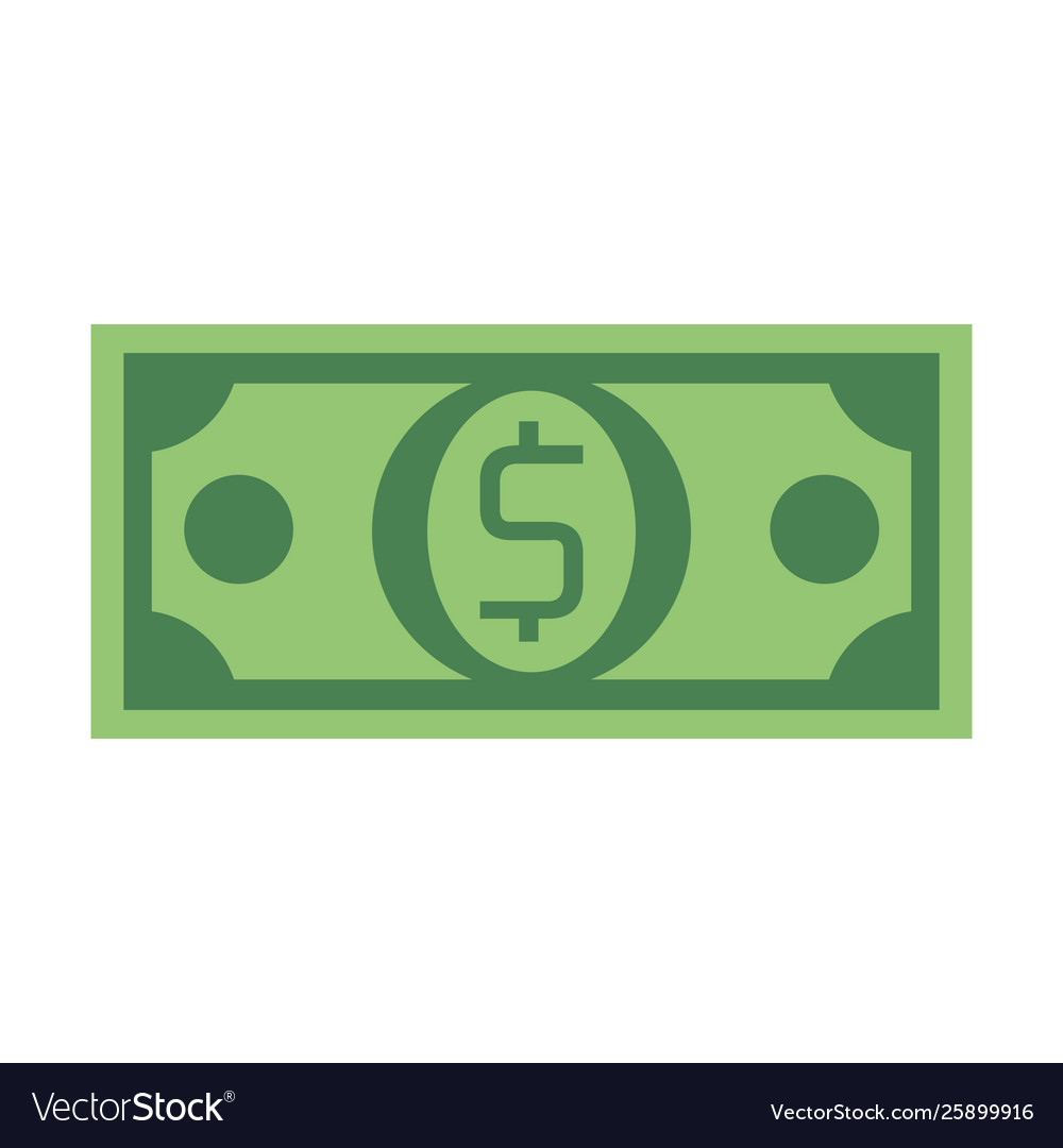 Money bill cash symbol isolated