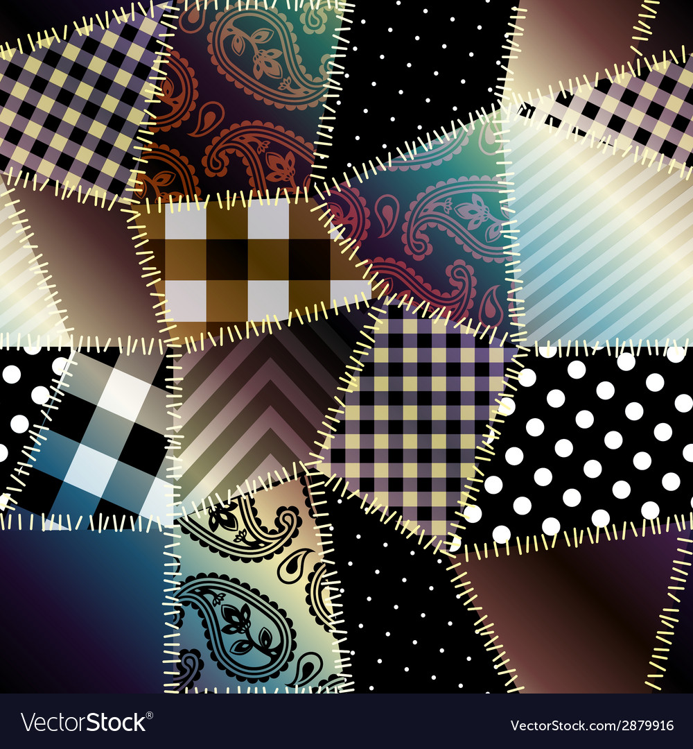 Patchwork with gradient shadow
