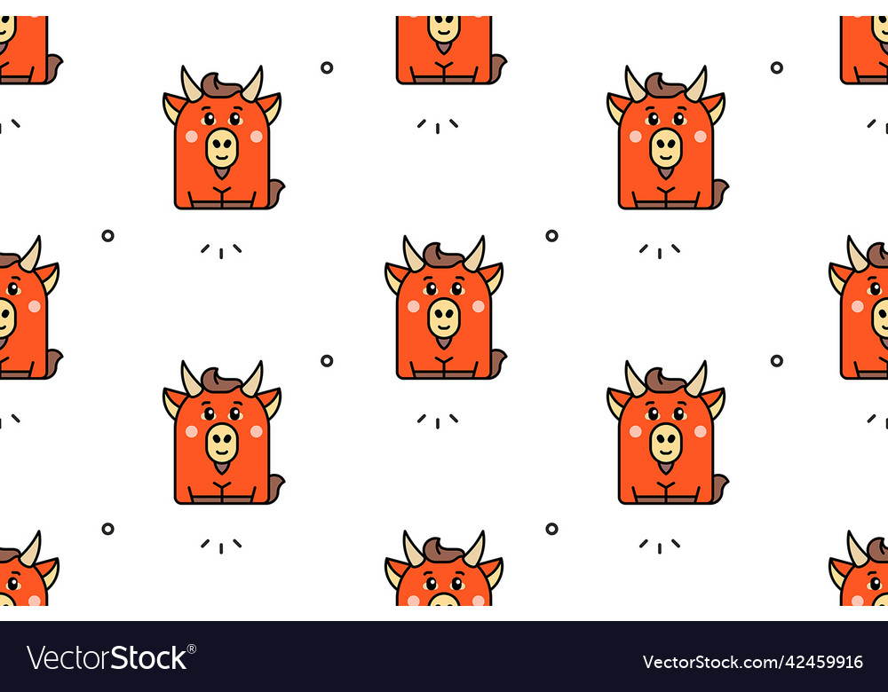 Seamless pattern with goats