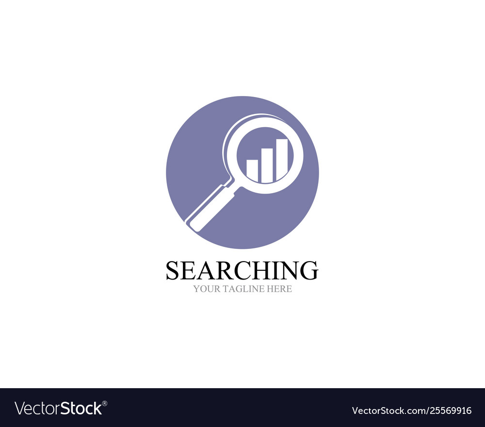 Search logo and symbol template Royalty Free Vector Image