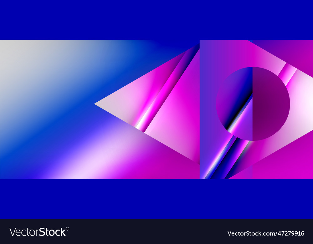 Triangle abstract background with shiny and glossy Vector Image Triangle abstract background with shiny and glossy