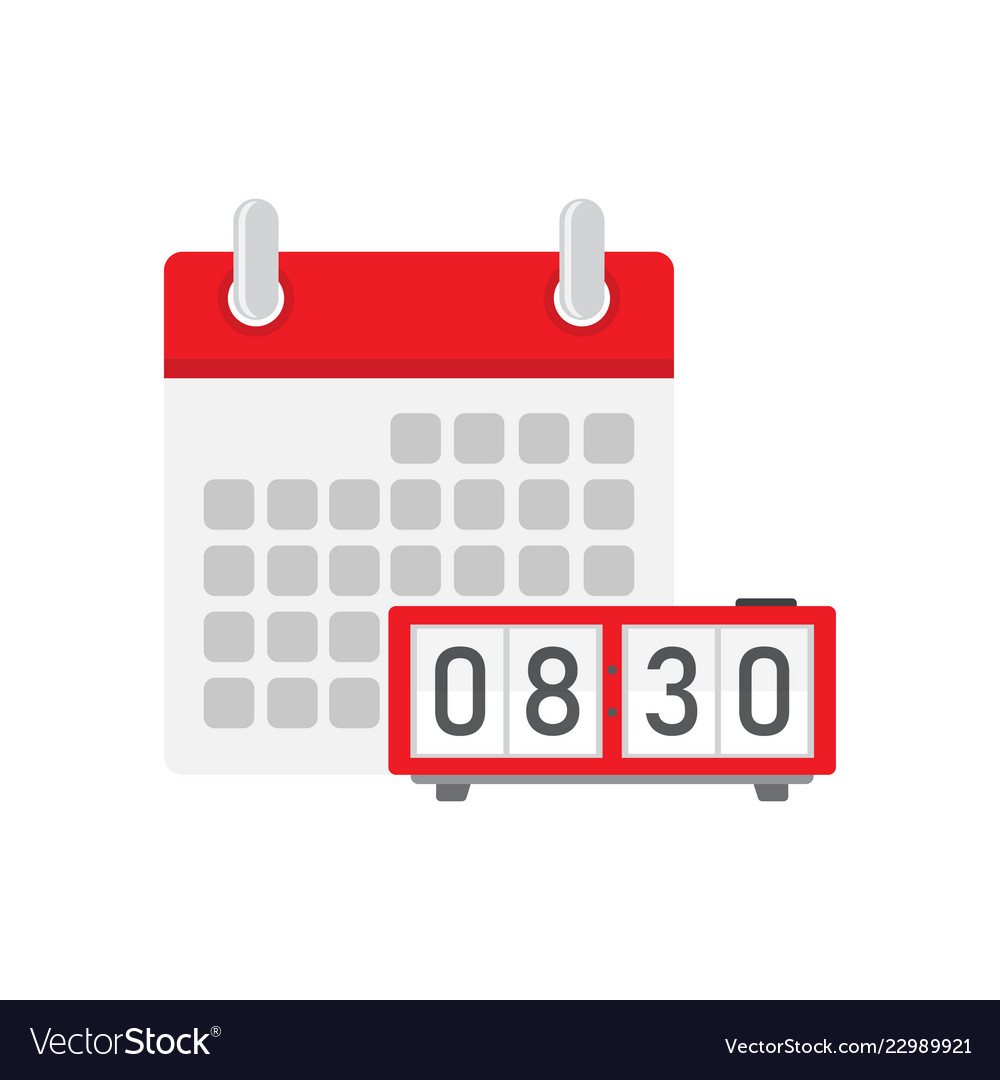 Digital clock with calendar