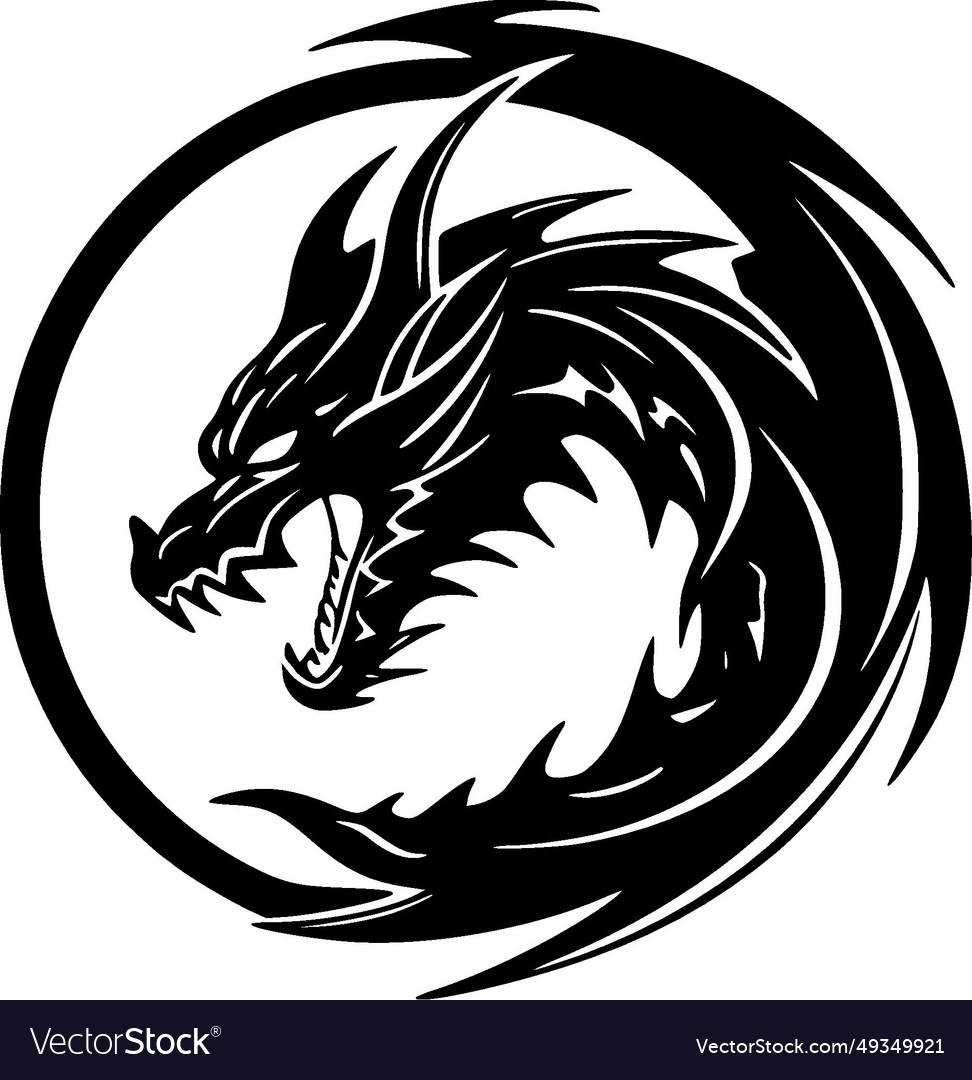 Dragon - high quality logo ideal for t-shirt