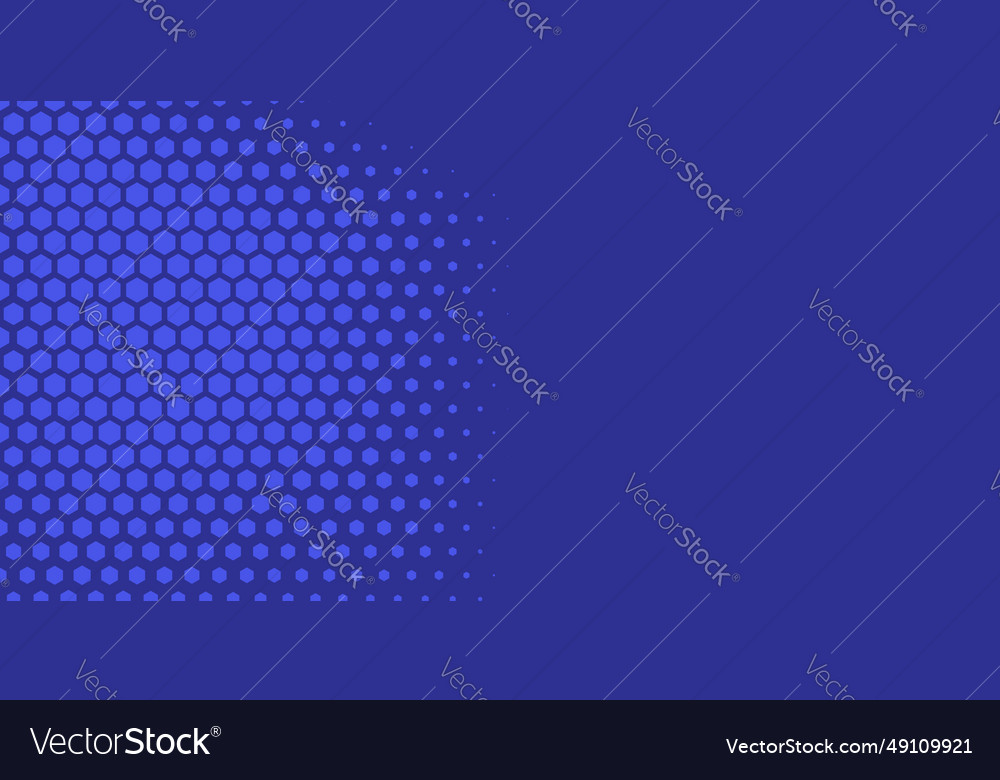 Geometric abstract hexagon two color background