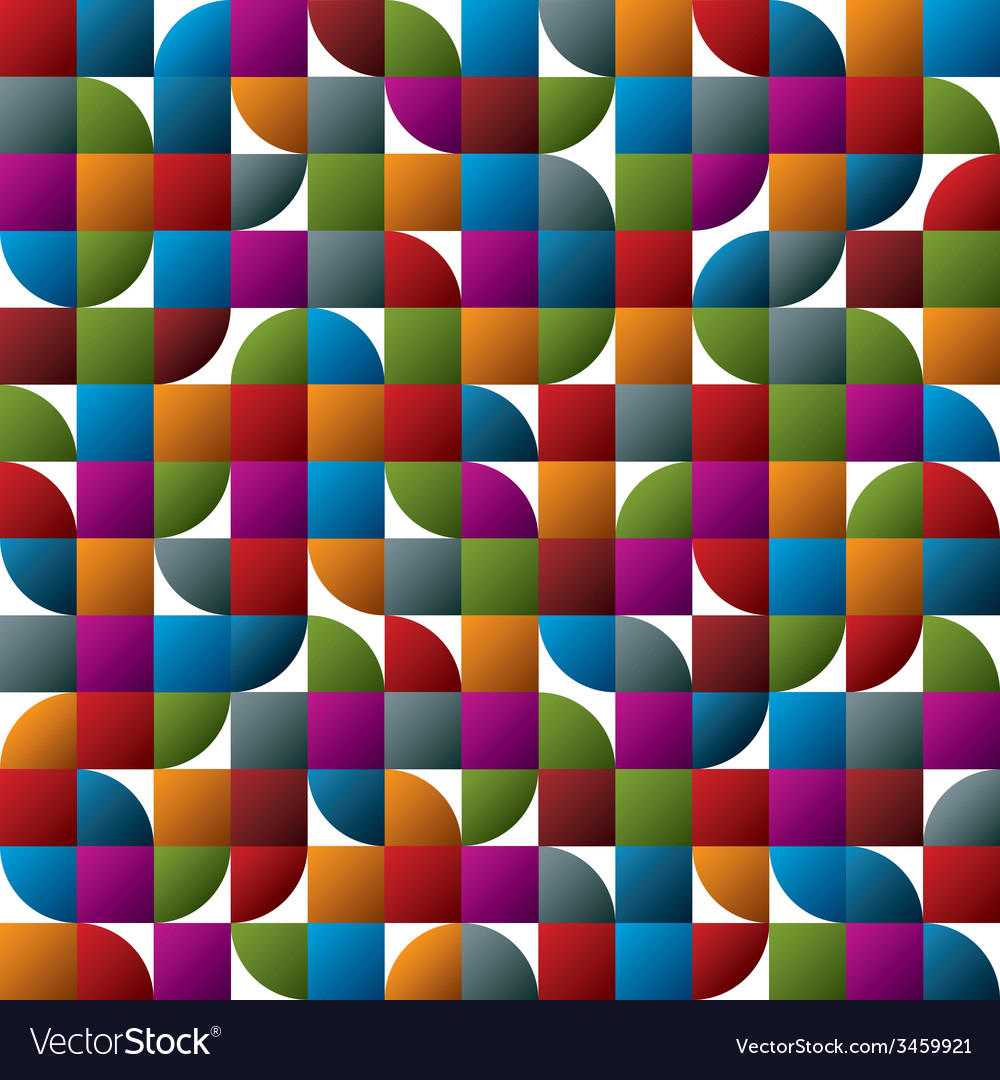 Geometric colorful abstract seamless pattern