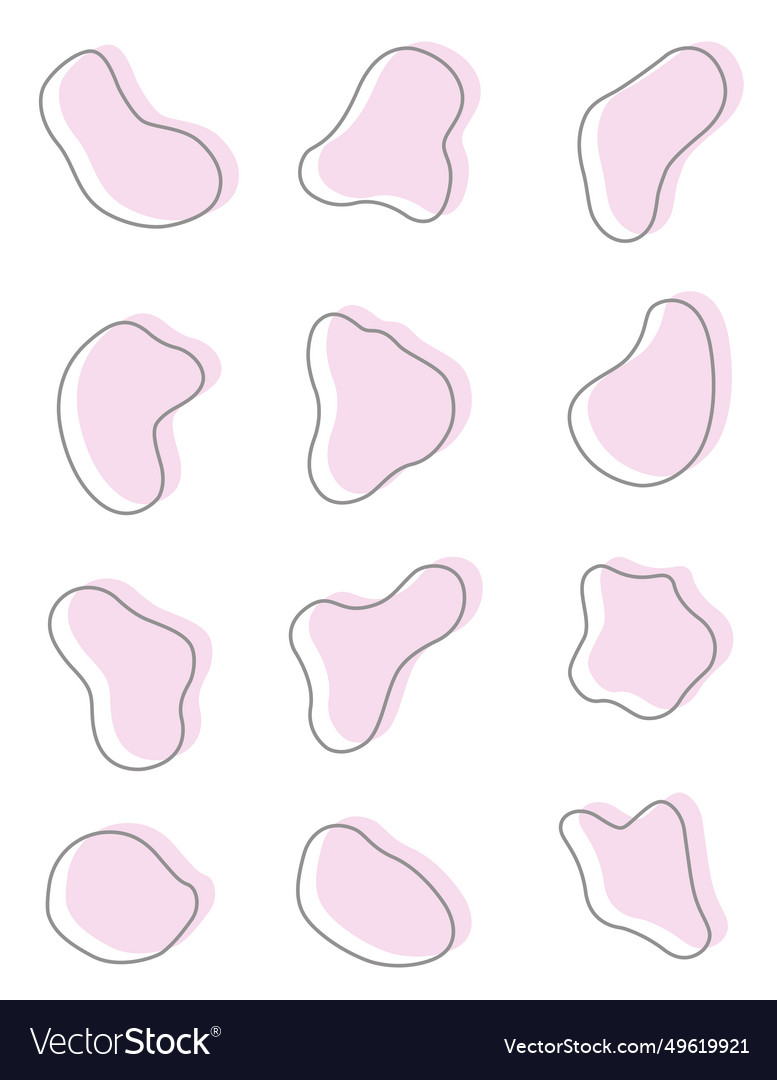 Liquid graphic shape design element background