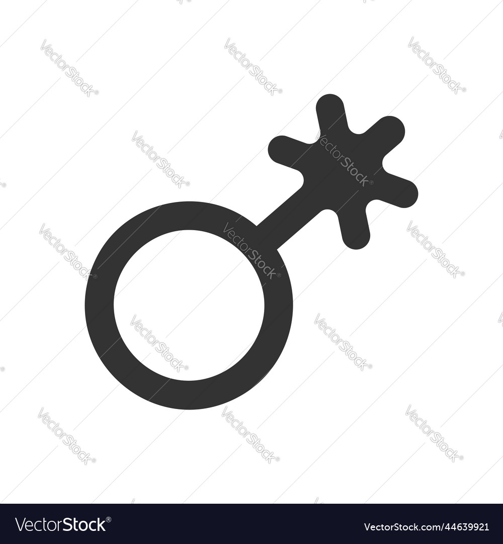 Non binary symbol public restroom or locker room vector image Non binary symbol public restroom or locker room