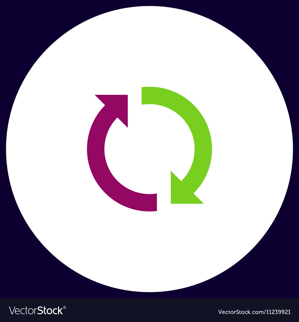 Rotation arrows computer symbol