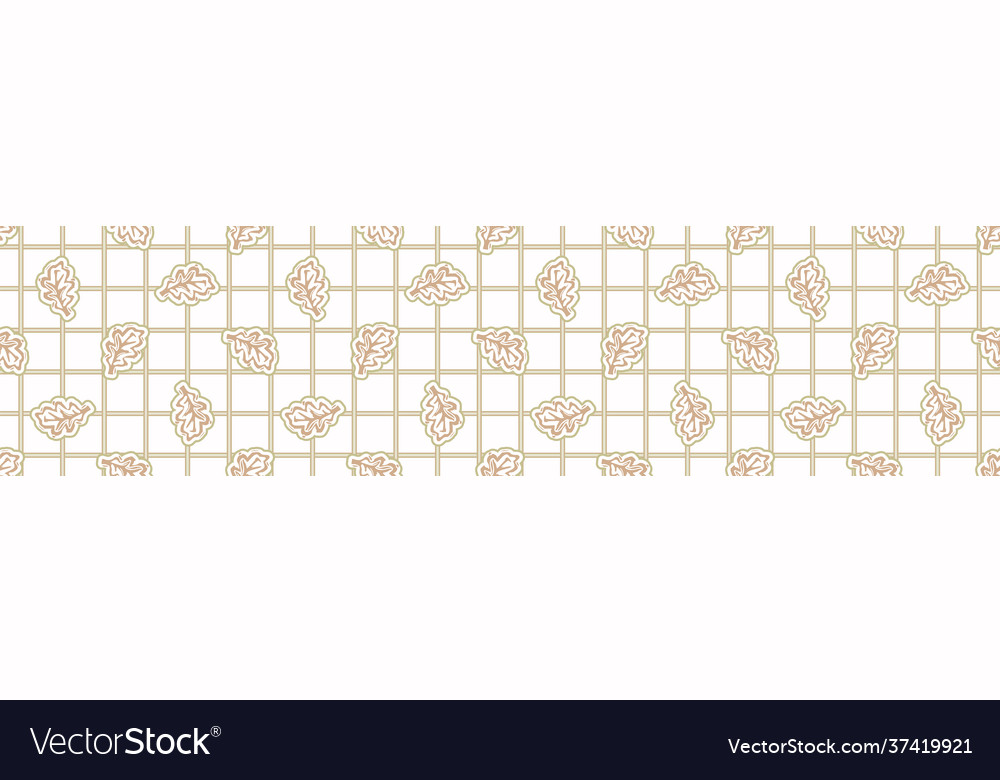 Seamless minimalist blockprint squirrel border vector image Seamless minimalist blockprint squirrel border